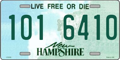NH license plate 1016410