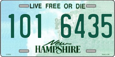 NH license plate 1016435