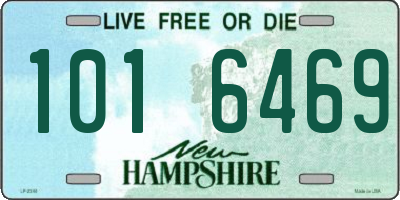 NH license plate 1016469