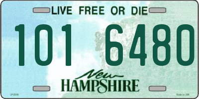 NH license plate 1016480