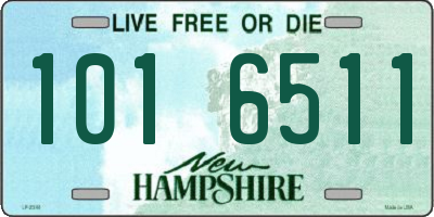 NH license plate 1016511