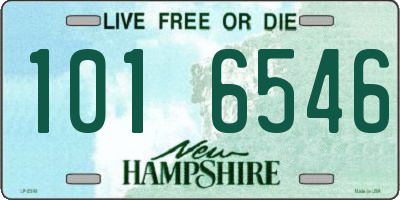 NH license plate 1016546