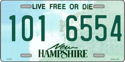 NH license plate 1016554