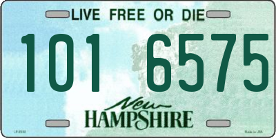 NH license plate 1016575
