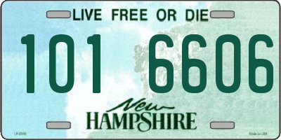 NH license plate 1016606