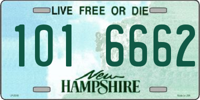 NH license plate 1016662