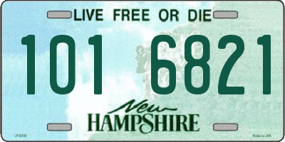 NH license plate 1016821
