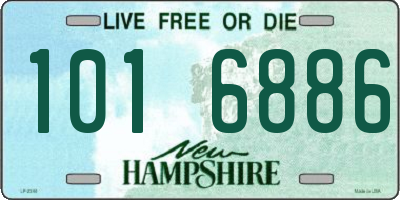 NH license plate 1016886