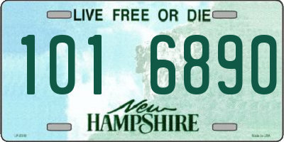 NH license plate 1016890