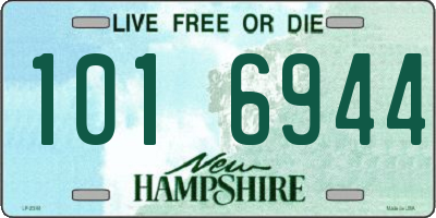 NH license plate 1016944