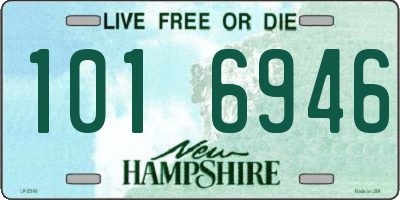 NH license plate 1016946