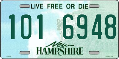 NH license plate 1016948