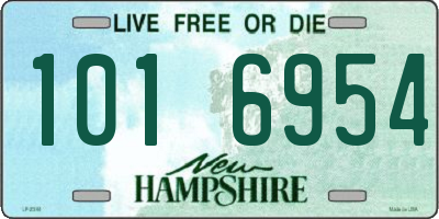 NH license plate 1016954