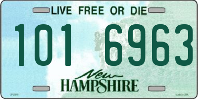 NH license plate 1016963