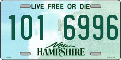 NH license plate 1016996