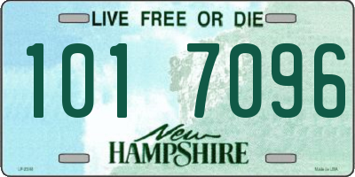 NH license plate 1017096