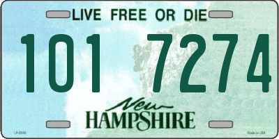 NH license plate 1017274