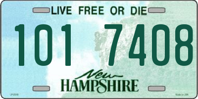 NH license plate 1017408