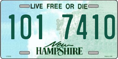 NH license plate 1017410