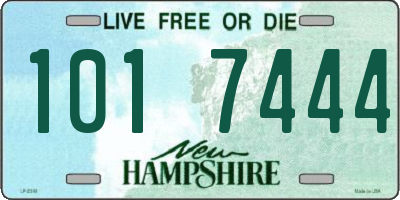 NH license plate 1017444