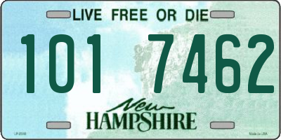 NH license plate 1017462