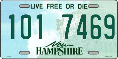 NH license plate 1017469