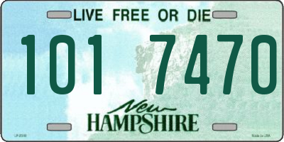 NH license plate 1017470
