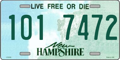 NH license plate 1017472