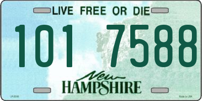 NH license plate 1017588