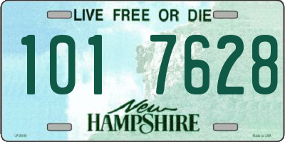 NH license plate 1017628