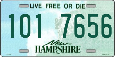 NH license plate 1017656