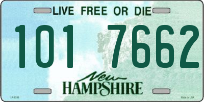 NH license plate 1017662
