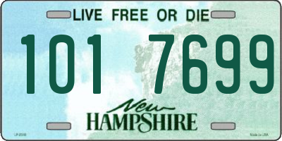 NH license plate 1017699