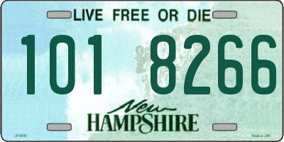 NH license plate 1018266