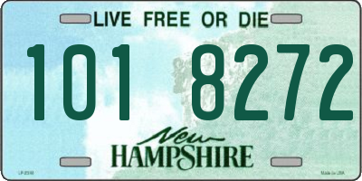 NH license plate 1018272