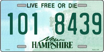 NH license plate 1018439