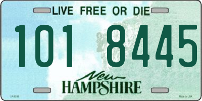 NH license plate 1018445
