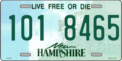 NH license plate 1018465