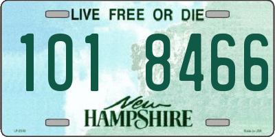 NH license plate 1018466