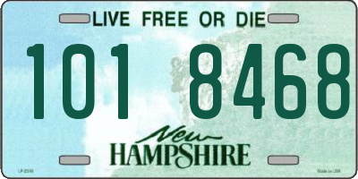 NH license plate 1018468