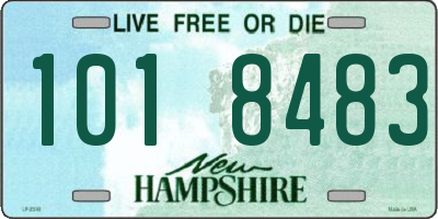 NH license plate 1018483