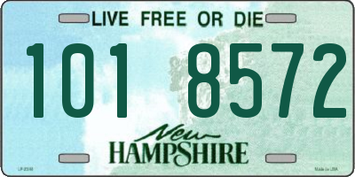 NH license plate 1018572
