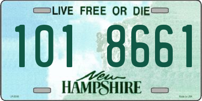 NH license plate 1018661