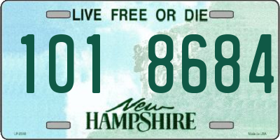 NH license plate 1018684