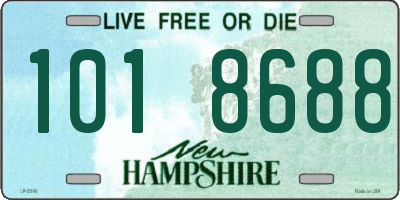 NH license plate 1018688