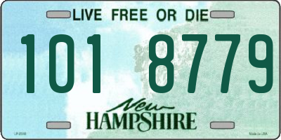 NH license plate 1018779