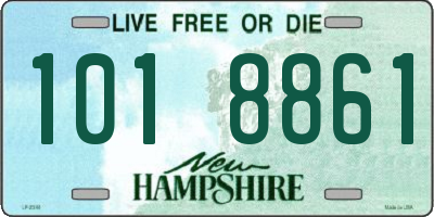 NH license plate 1018861