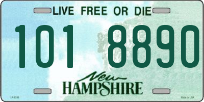 NH license plate 1018890