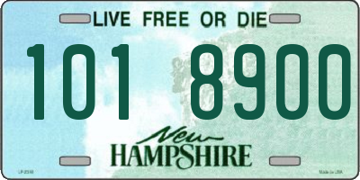 NH license plate 1018900