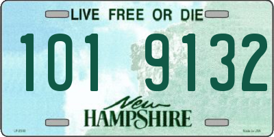 NH license plate 1019132